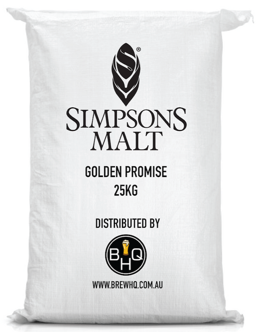 Simpsons Golden Promise Malt 25kg - Brew HQ Pty Ltd