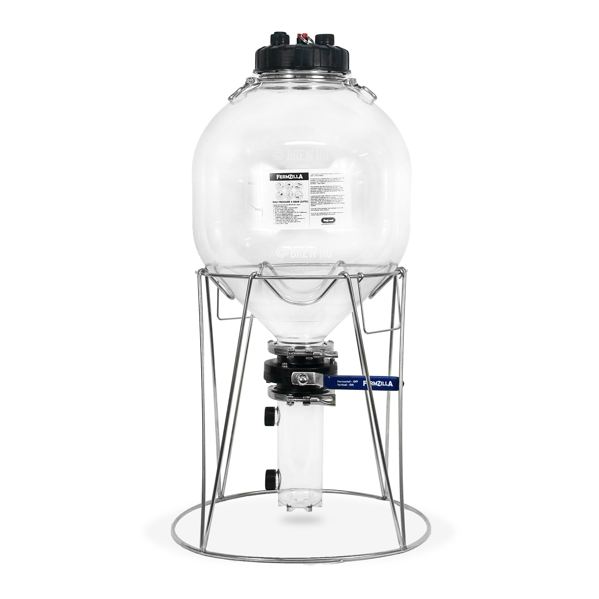 27L Fermzilla TriConical Fermenter Generation 3 Pressure Rated Co