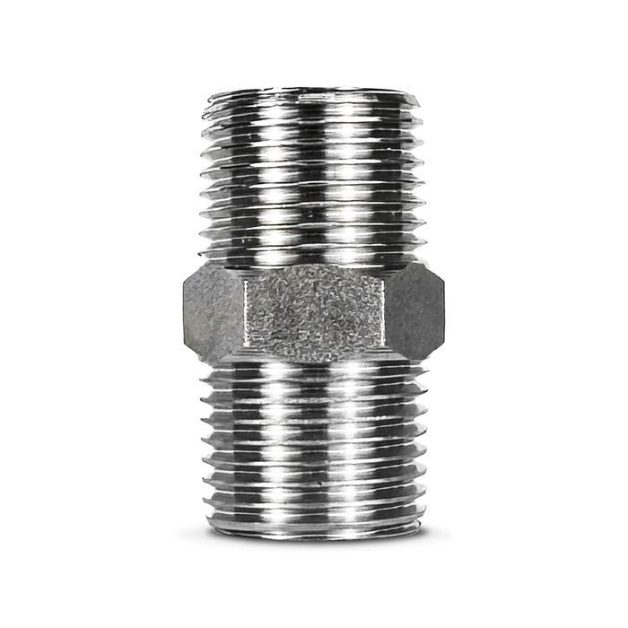 Stainless Steel 1/2" Male BSP Hex Nipple