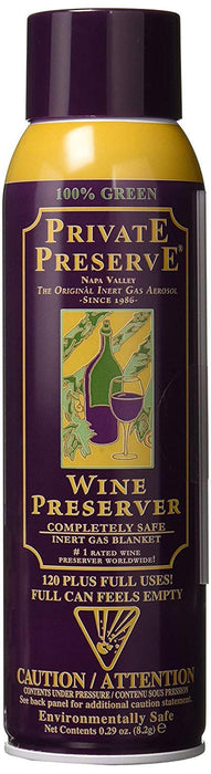 Private Preserve Wine Preserver - Portable Argon Gas Dispenser