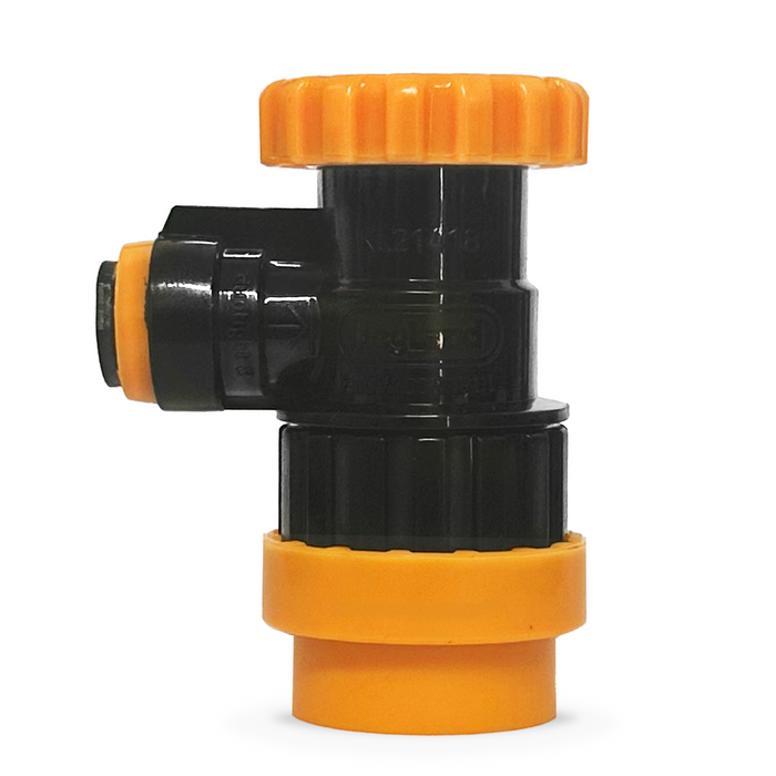 Black Flow Control Ball Lock Disconnect with 8mm Duotight
