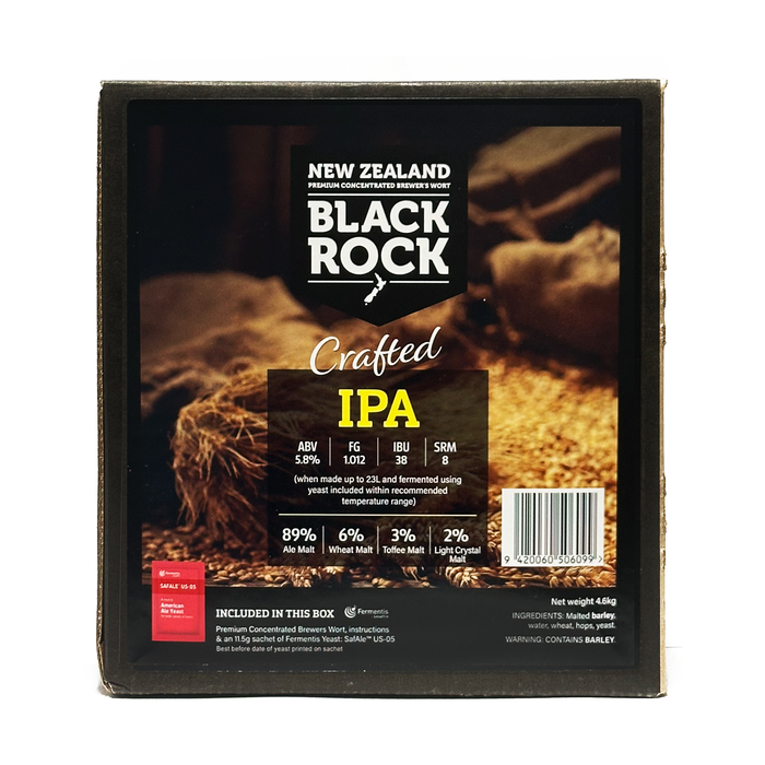Black Rock Crafted IPA Bladder in Box - 4.6kg