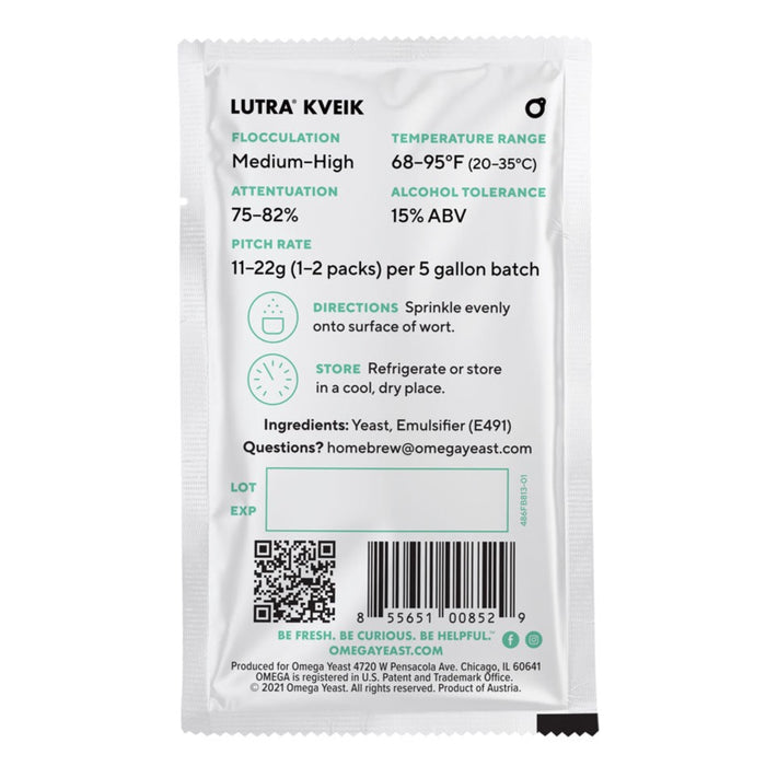Omega Yeast Dry Lutra®  Kviek - OYL-071
