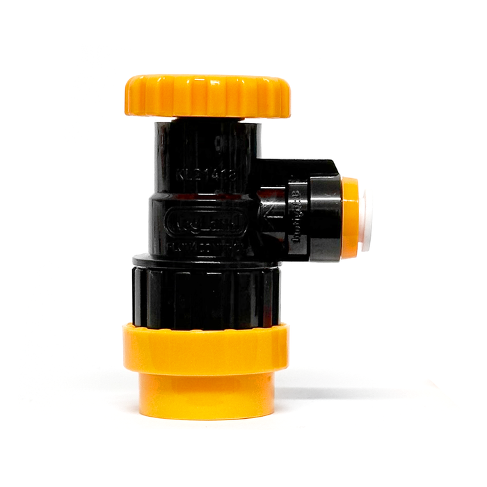Black Flow Control Ball Lock Disconnect x 8mm Duotight