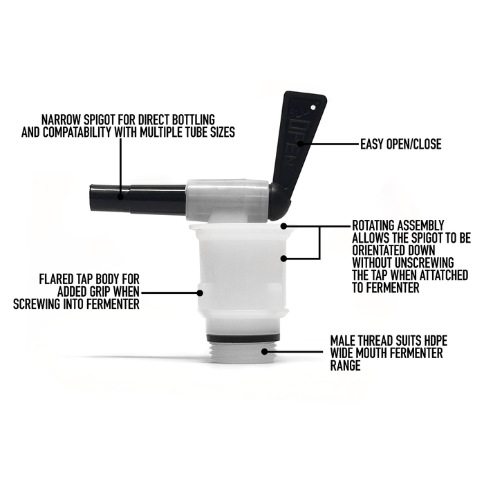 Gen 2.0 Screw in Fermenter Tap