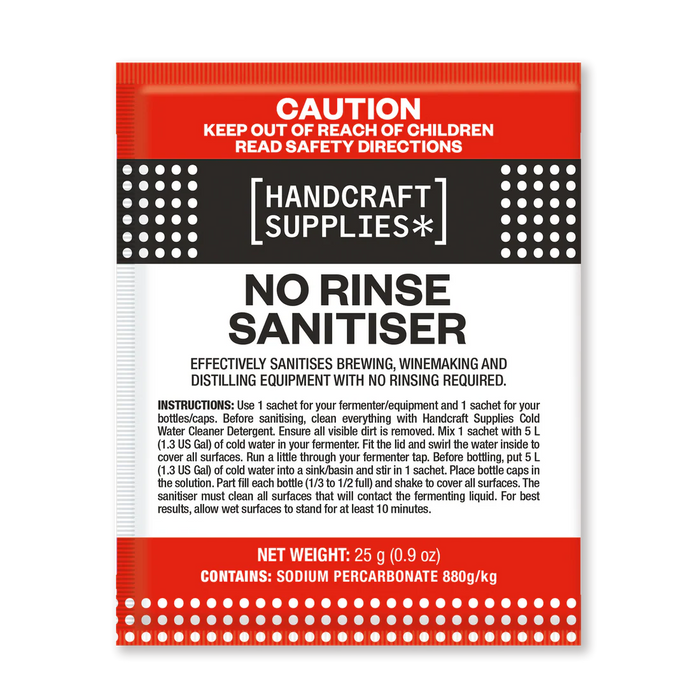 Mangrove Jack's No Rinse Sanitiser 25g