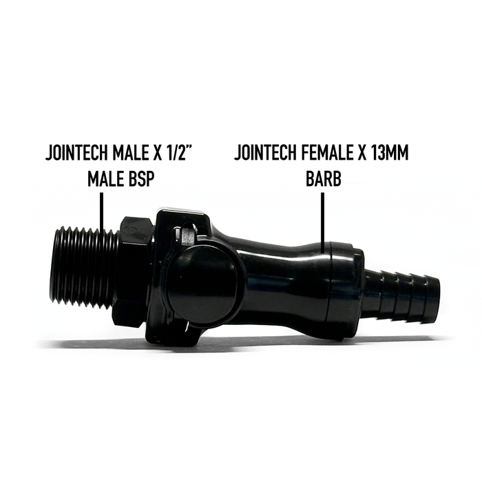 JoinTech Female Connector x 13mm Barb