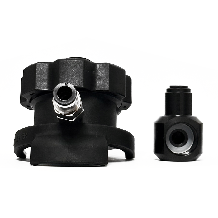 Low Profile A-Type Coupler with Low Profile Elbow