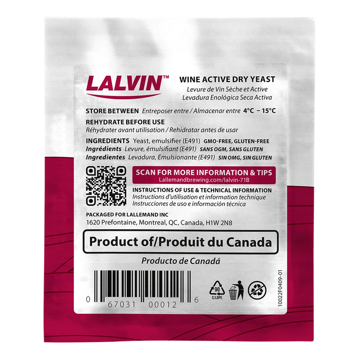 Lalvin EC-1118 Yeast