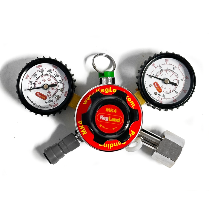 CO2 Gas Regulator MK 4 Dual Guage Multi Gas - Type 30