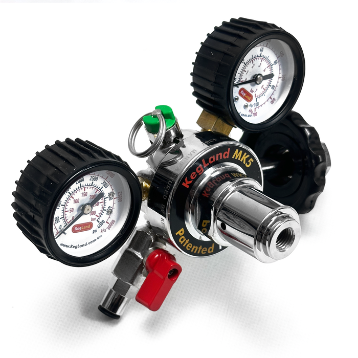 CO2 Gas Regulator MK5 Dual Guage Multi Gas - Type 30