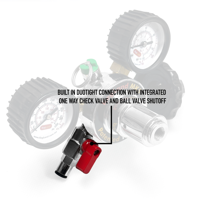 CO2 Gas Regulator MK5 Dual Guage Multi Gas - Type 30