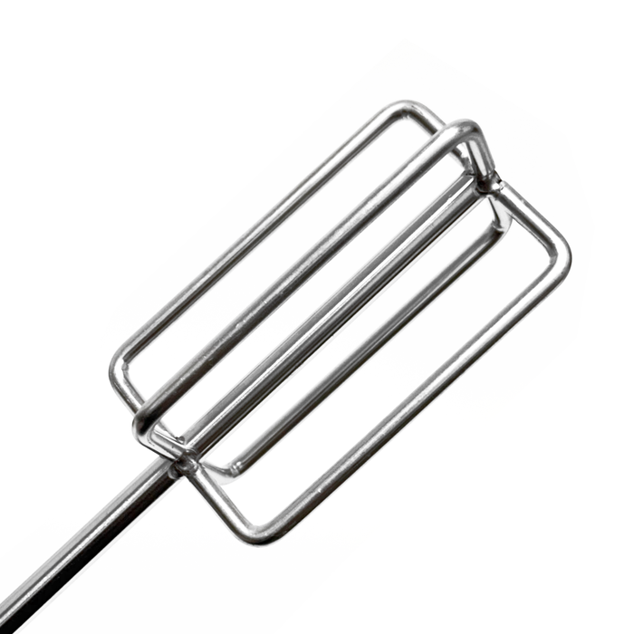 Premium Stainless Steel Drill Powered Mash Stirrer & Mixer - 1/4 Inch Hex Drive