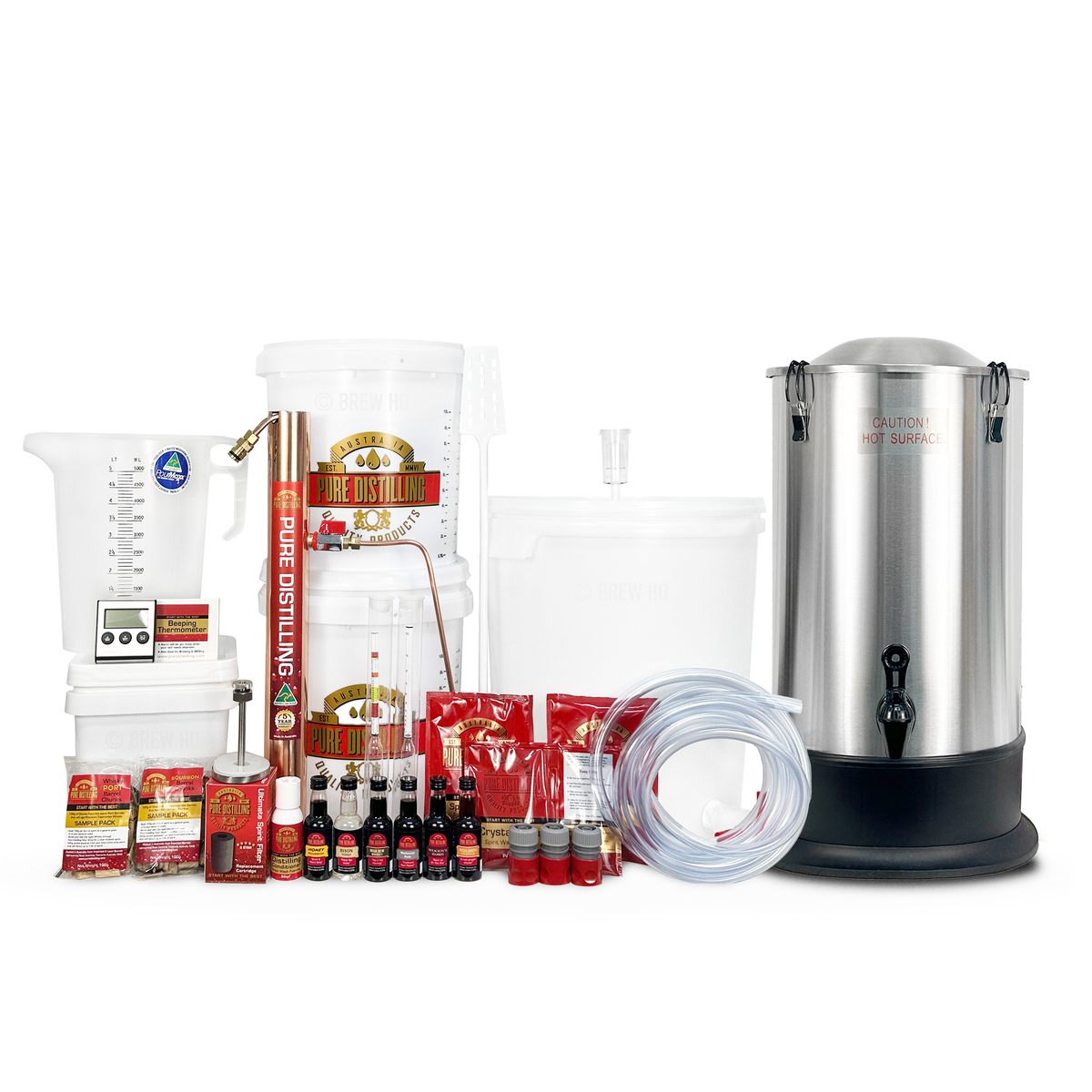 Pure Distilling Distillery Kit and 25L BeerMe Boiler Reflux Condense