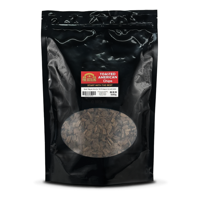 Pure Distilling Toasted American Oak Chips 500g