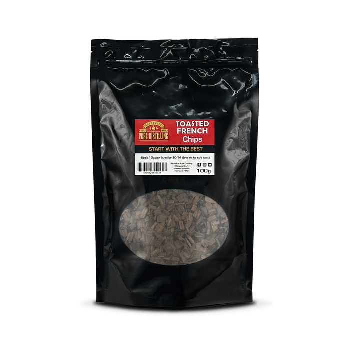 Pure Distilling Toasted French Oak Chips 100g