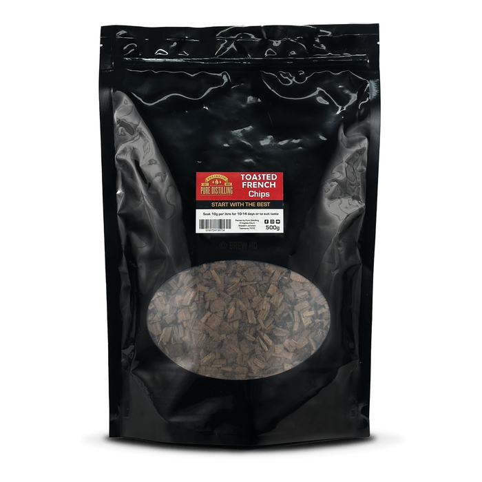 Pure Distilling Toasted French Oak Chips 500g