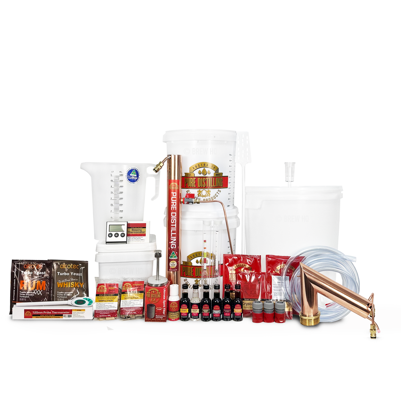 Pure Distilling Deluxe Distillery Kit - Reflux and Pot Bundle — Brew HQ
