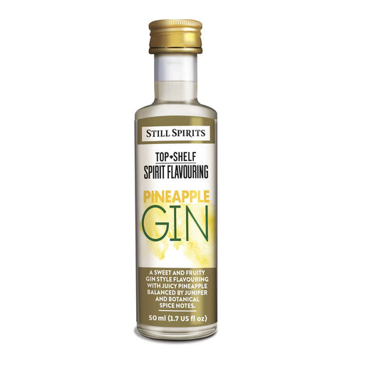 Bottle of Still Spirits Pineapple Gin Flavouring on a white background