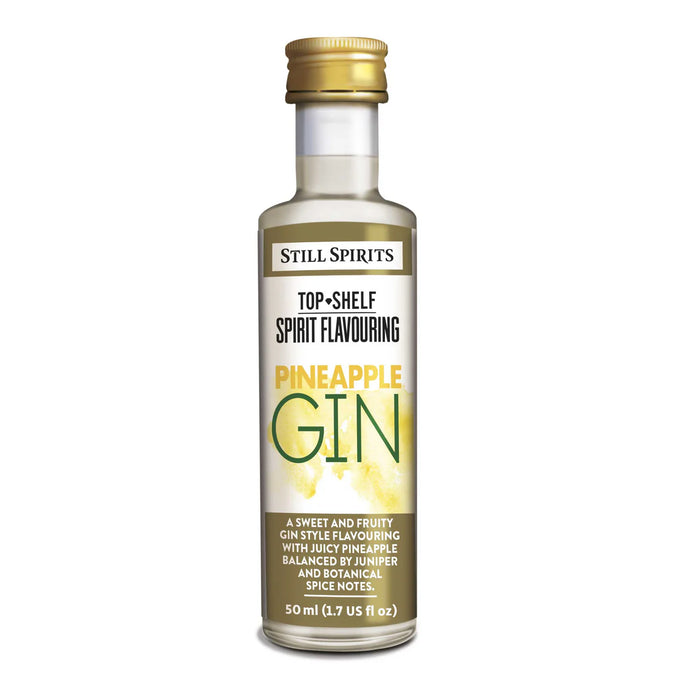 Bottle of Still Spirits Pineapple Gin Flavouring on a white background