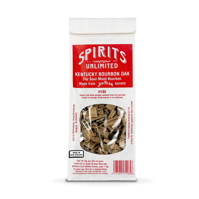 Spirits Unlimited Kentucky Bourbon Oak Chips 100g