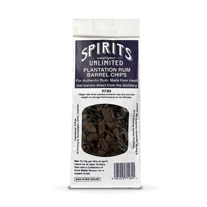 Spirits Unlimited Plantation Rum Chips 100g
