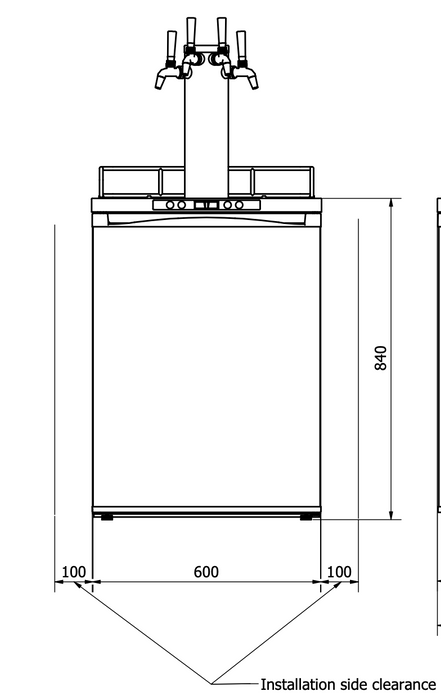 Series X.1 Kegerator Fridge Pack