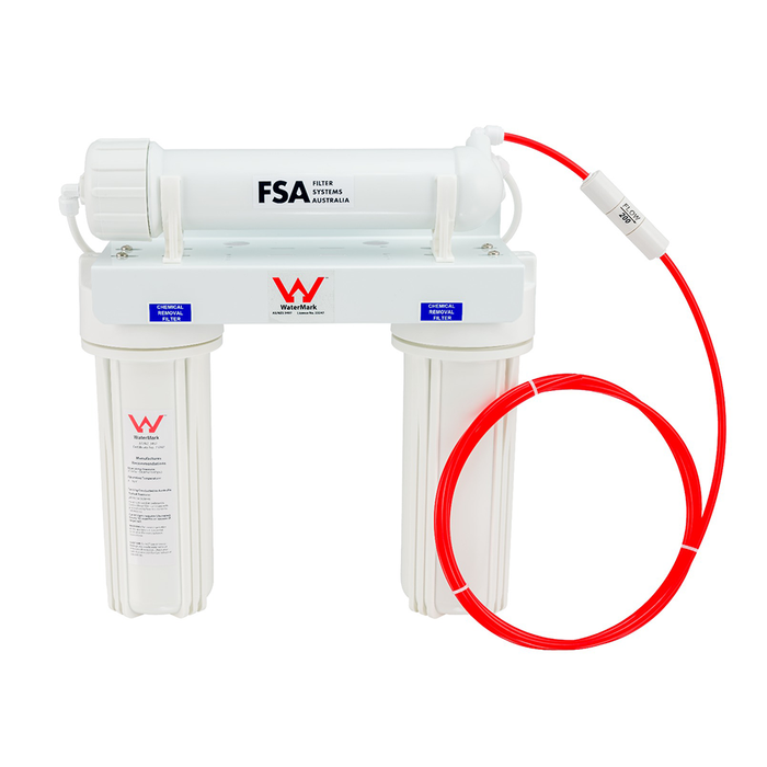 Wall Mount Complete Reverse Osmosis Water Filter System 50GPD (GTI-39)