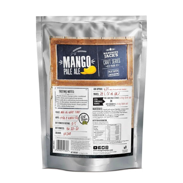 NEW - Mangrove Jack's Mango Pale Ale - Limited Edition
