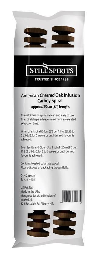 American Oak Infusion Carboy Spiral - Brew HQ Pty Ltd