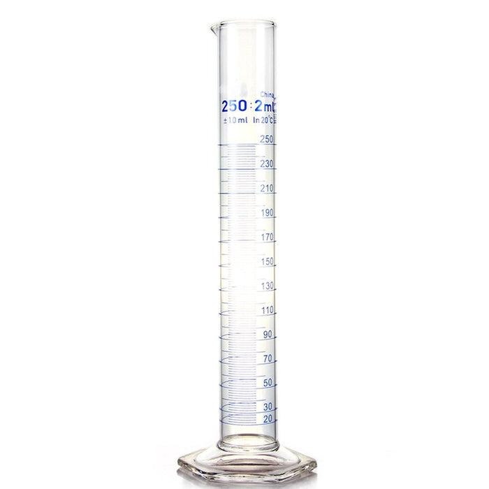 250mL Glass Graduated Measuring Cylinder