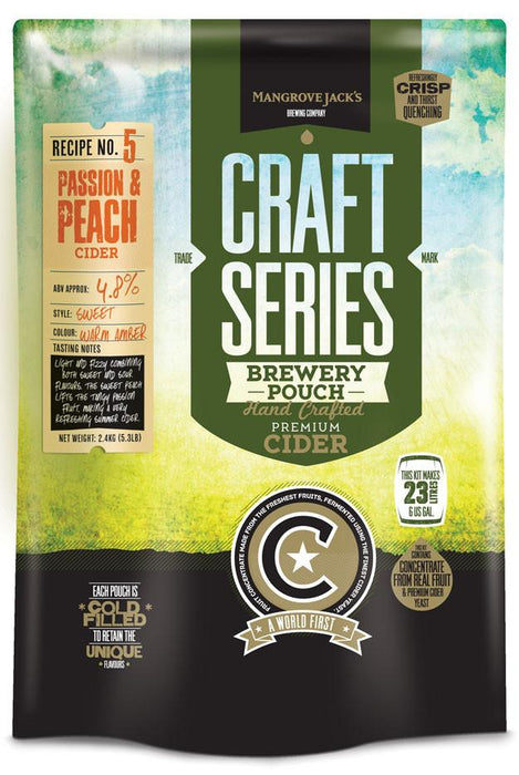 Mangrove Jack's Craft Series Peach and Passion Cider
