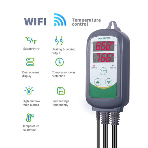 Inkbird Temperature Controller - WiFi ITC-308 - Brew HQ Pty Ltd