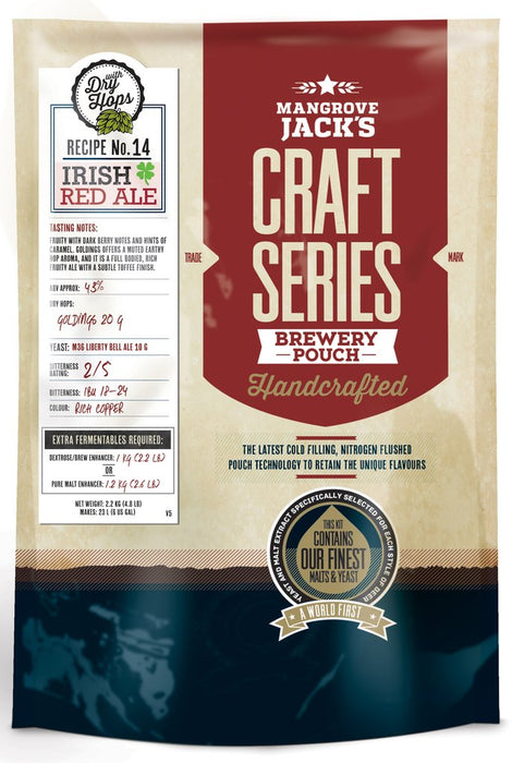 Mangrove Jack's Craft Series Irish Red Ale With Dry Hops