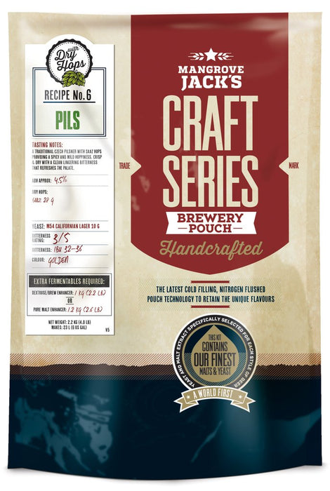 Mangrove Jack's Craft Series Pils Pouch With Dry Hops