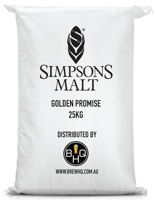 Simpsons Golden Promise Malt 25kg - Brew HQ Pty Ltd