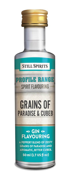 Still Spirits Gin Profile Grains Of Paradise and Cubeb Flavouring