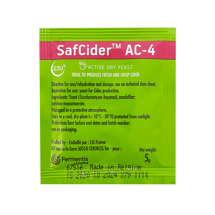 Fermentis SafCider AC-4 - Crisp