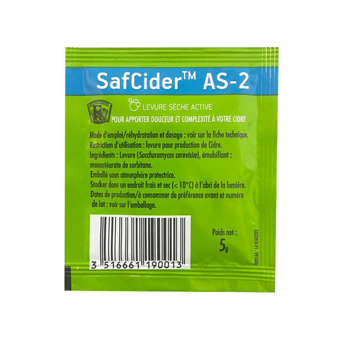 Fermentis SafCider AS-2 - Sweet