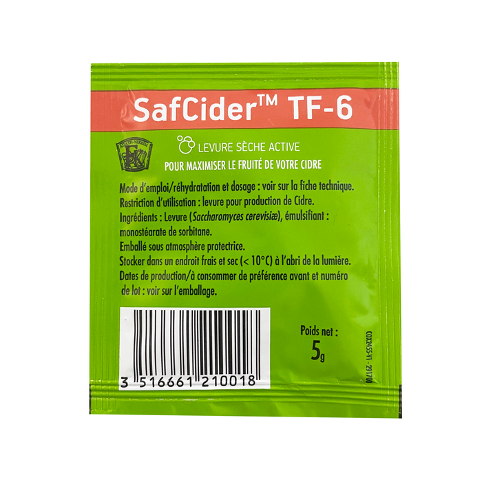 Fermentis SafCider TF-6 - Tutti Fruity