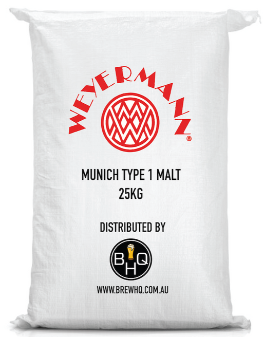 Weyermann Munich 1 Malt 25kg - Brew HQ Pty Ltd