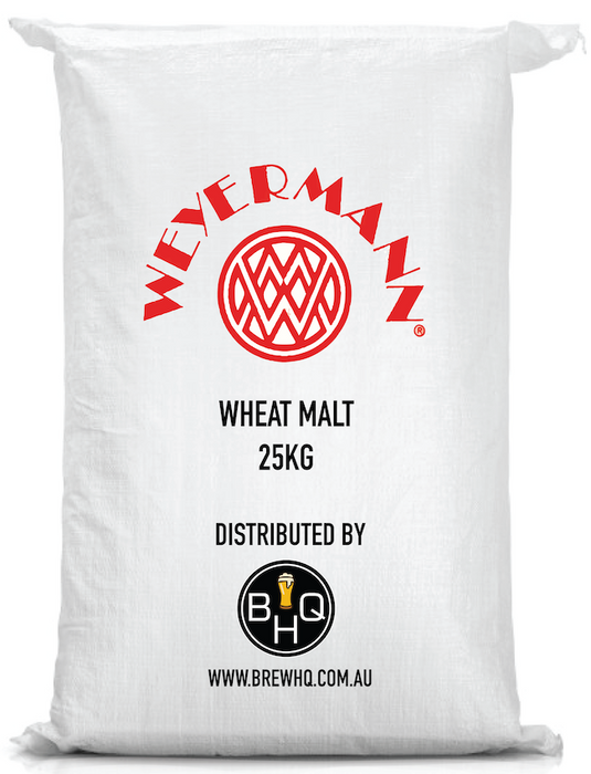 Weyermann Wheat Malt 25kg - Brew HQ Pty Ltd