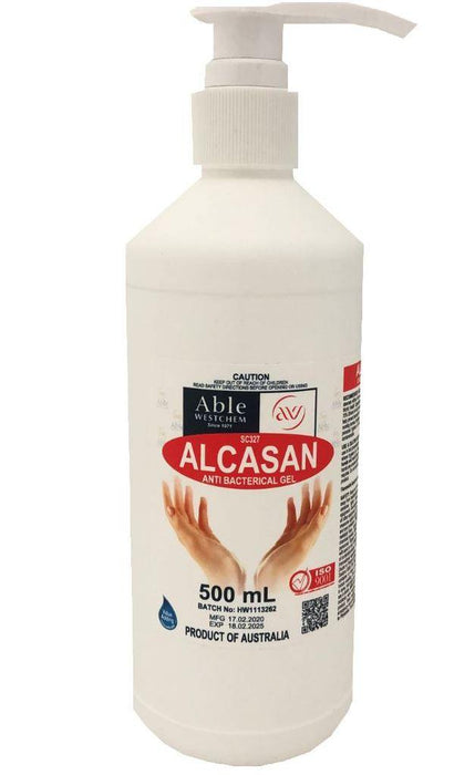 Hand Sanitiser - Alcasan 500ml pump pack *PRE-ORDER* - Brew HQ Pty Ltd