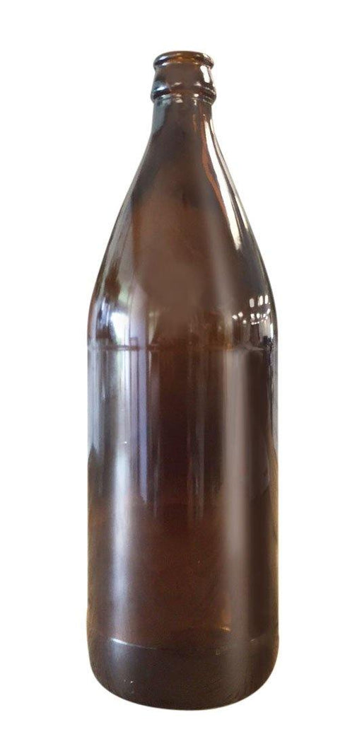 750mL Amber Crown Top Bottle (12 bottles) - Brew HQ Pty Ltd