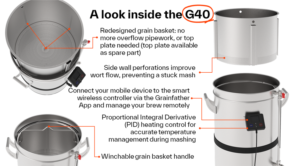 Grainfather G40 All Grain Brewing System - 3 Year Warranty