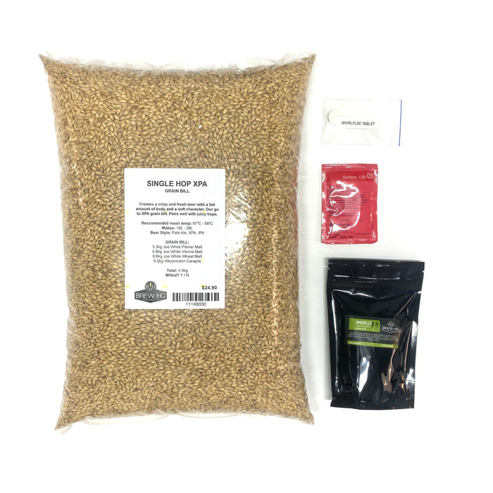 Amarillo Single Hop XPA - Extra Pale Ale - All Grain Recipe Kit