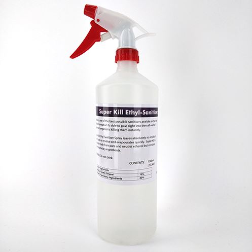 Super Kill Ethyl-Sanitiser Spray 1000mL