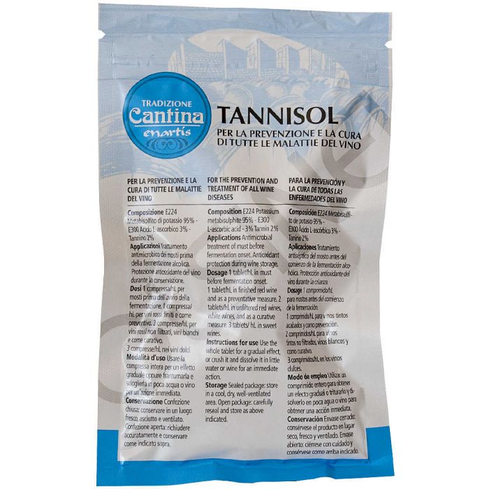Tannisol Tablets - 10 Pack - Potassium Metabisulphite