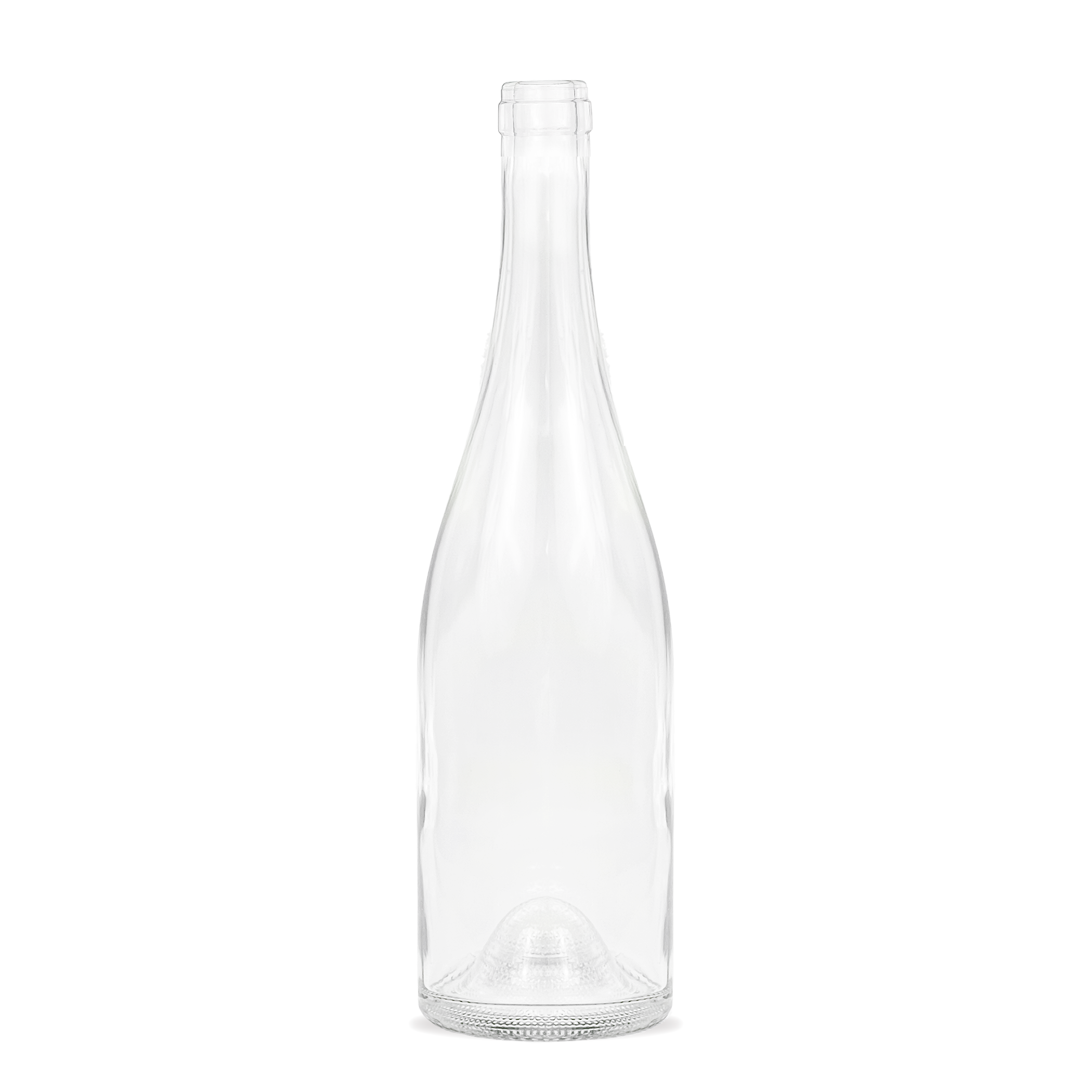 750mL Flint Glass Wine Bottle Cork Finish — Brew HQ