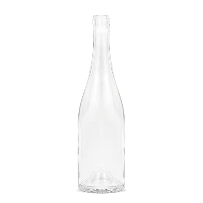 750mL Flint Glass Wine Bottle - Cork Finish